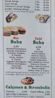 Selvino's Pizza menu