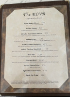 The Kova menu
