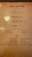 The Kova menu