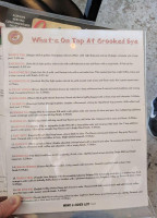 Crooked Eye Brewery menu