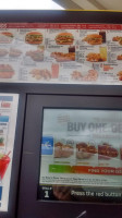 Sonic Drive In menu