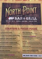 North Point Grill Casino menu