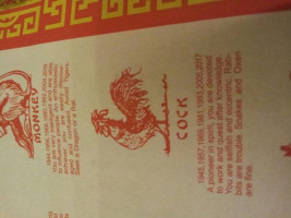 Golden Palace menu