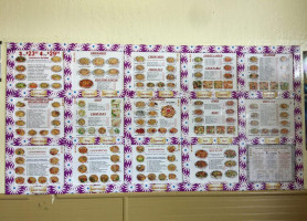 Golden Palace menu