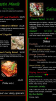 Walla Walla Pasta Factory menu