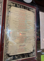 Nirvana Lounge menu