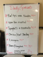 Olive Branch Cafe menu