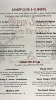 Olive Branch Cafe menu