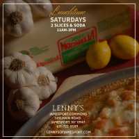 Lenny's Pizza Bistro (aka Lenny's Of Jamesport) menu
