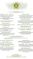 Zeke's Greenside Tavern menu