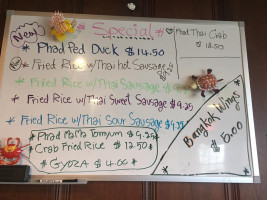 Chokdee Thai Kitchen menu
