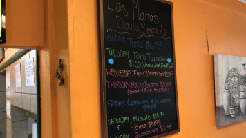 Taqueria Las Maria's Llc menu
