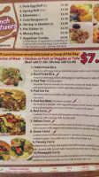 Siam Express menu