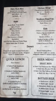 Baker Bros. Bbq menu