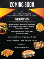 Country Smokin Burgers menu