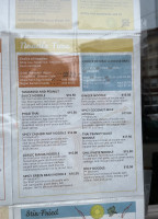 Noodle Time menu