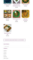 Noodle Time menu