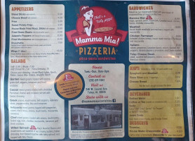 Mamma Mia Pizzeria menu