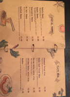 Maple Ramen menu