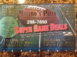 Giovanni's Pizza And menu