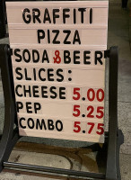 Graffiti Pizza drink