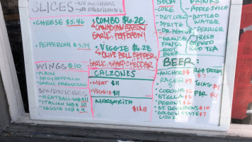 Graffiti Pizza menu