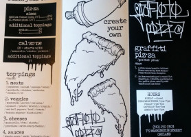 Graffiti Pizza menu