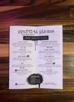Graffiti Pizza menu