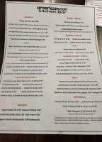 Americansoul Kitchen menu