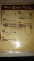 Oxen Yoke Inn menu