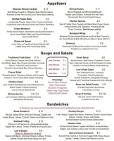 Mamma Mia Pizzeria menu