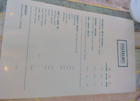 Sumac menu