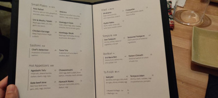 Chikarashi Isso menu