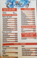 Kikku Japanese Fast Food menu