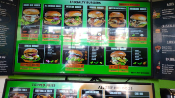 Fresh Press Burger Parlor menu