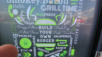 Fresh Press Burger Parlor menu