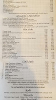 Giuseppes Pizza menu