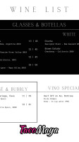 Taco Maya menu