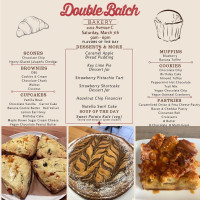 Double Batch Bakery Online Bakery menu