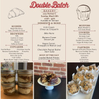 Double Batch Bakery Online Bakery menu