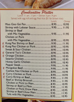 Twin Dragons menu