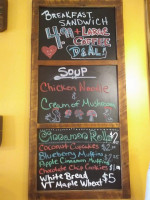 Barton Baking Company menu