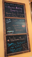 Barton Baking Company menu
