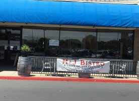 M J Bistro outside