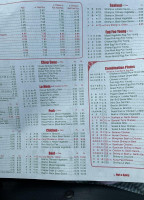 China King menu