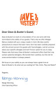 Dave Buster's Fort Myers menu