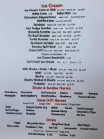 Edon Dairy Treat menu