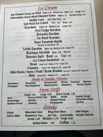 Edon Dairy Treat menu