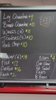 400 Degrees menu