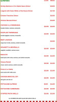 Big Louie's Pizzeria (formerly Known As Mama Lucy's) menu